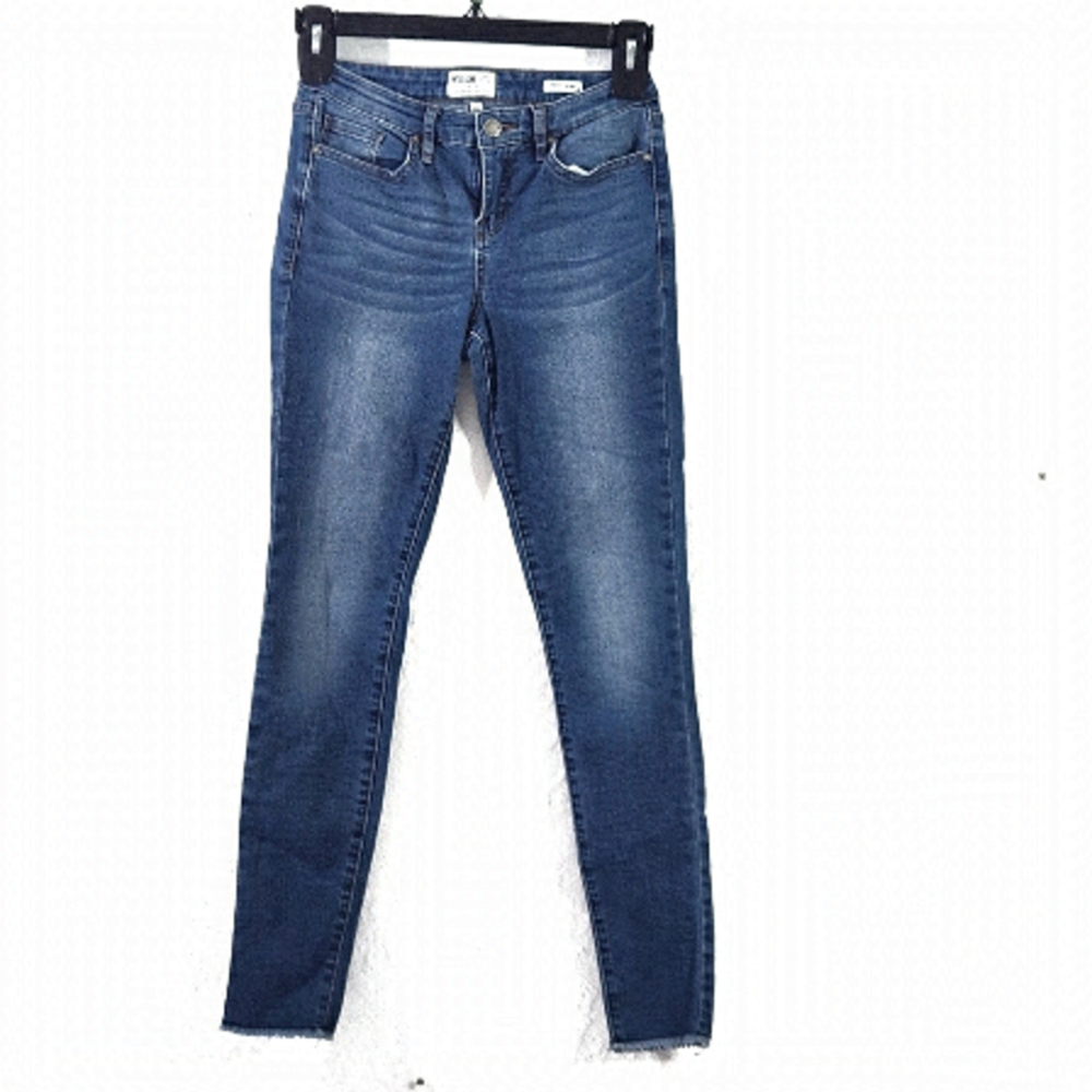 William Rast Frindge Hem Skinny Jeans